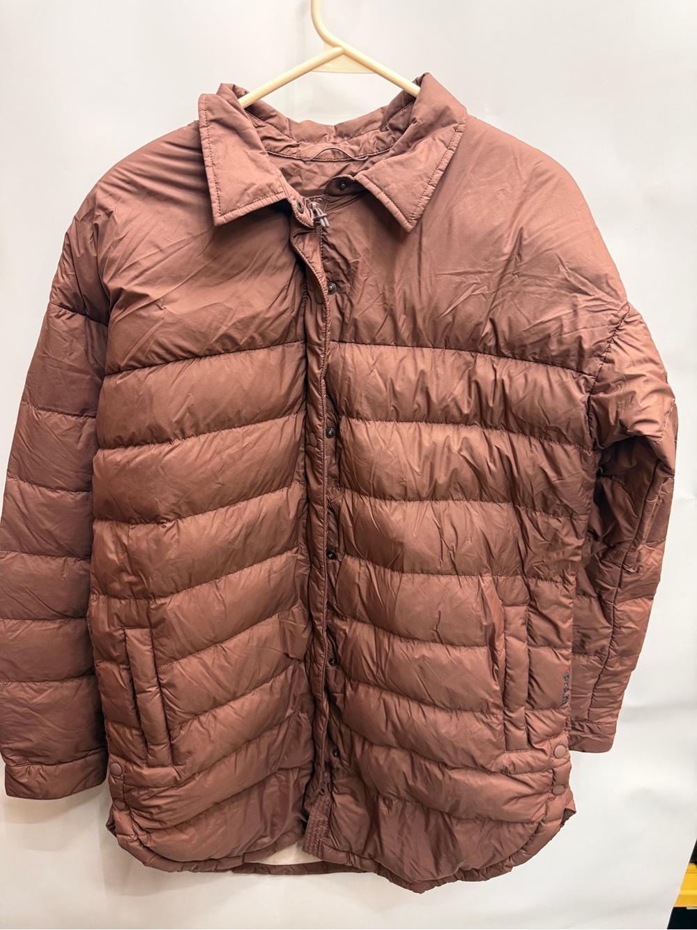 Men's  Prana Lightweight Quilted Puffer Jacket - Brown size Large